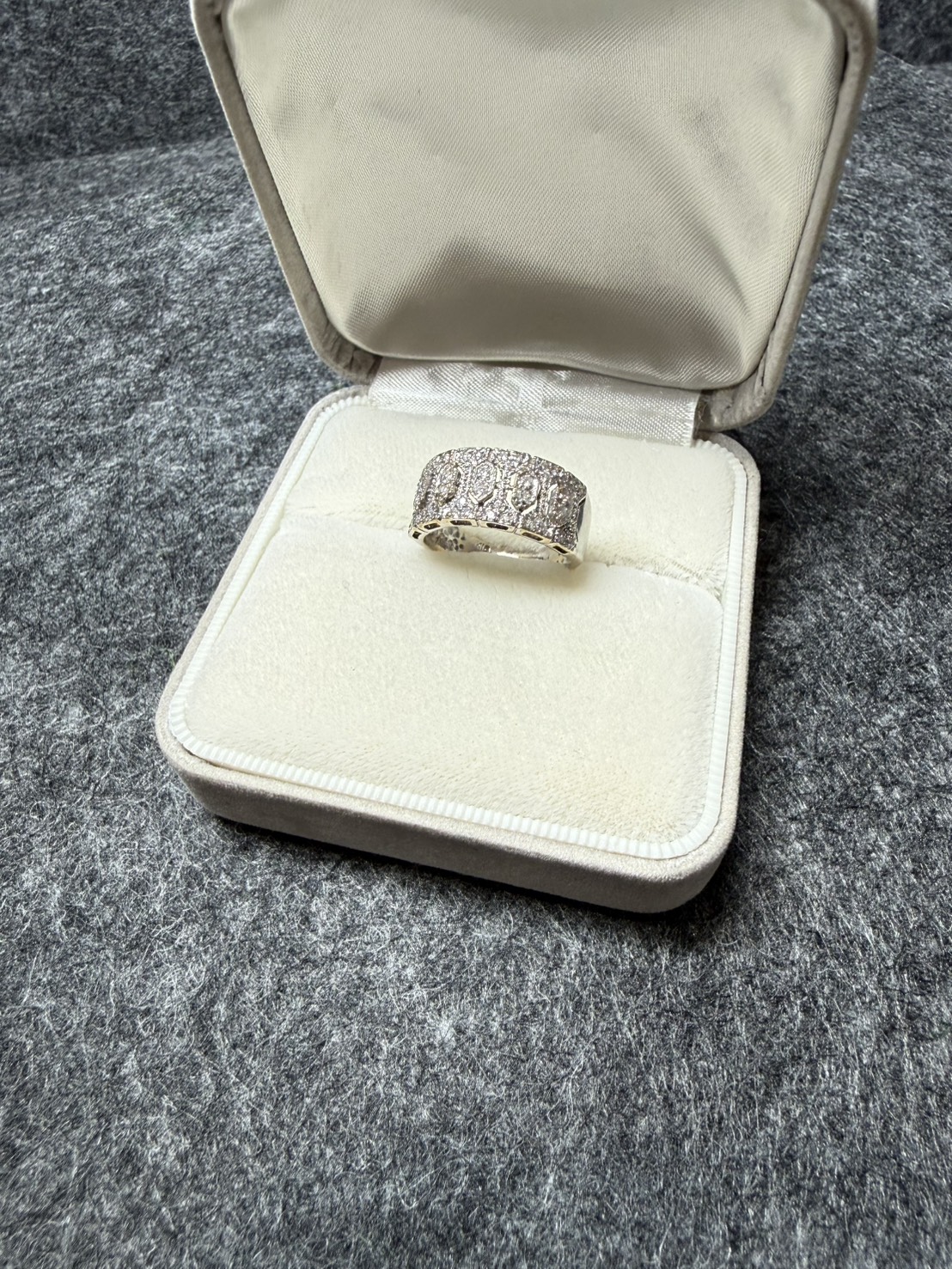 k18ダイヤ付きリングお買取りさせていただきました！