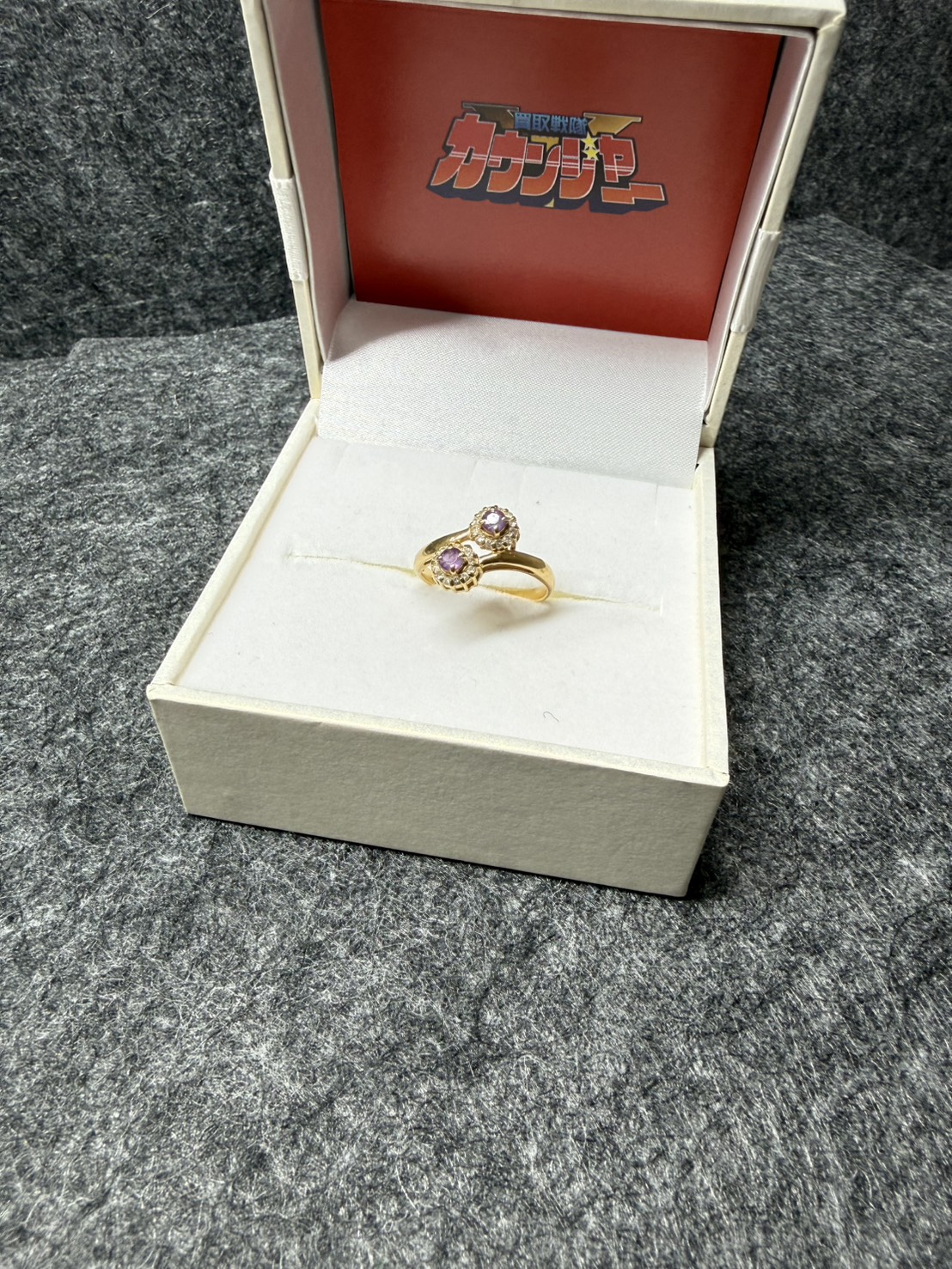 k18石付リングお買取りさせていただきました！